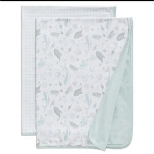Delta Children 100% Organic Jersey Cotton Baby Receiving Blankets